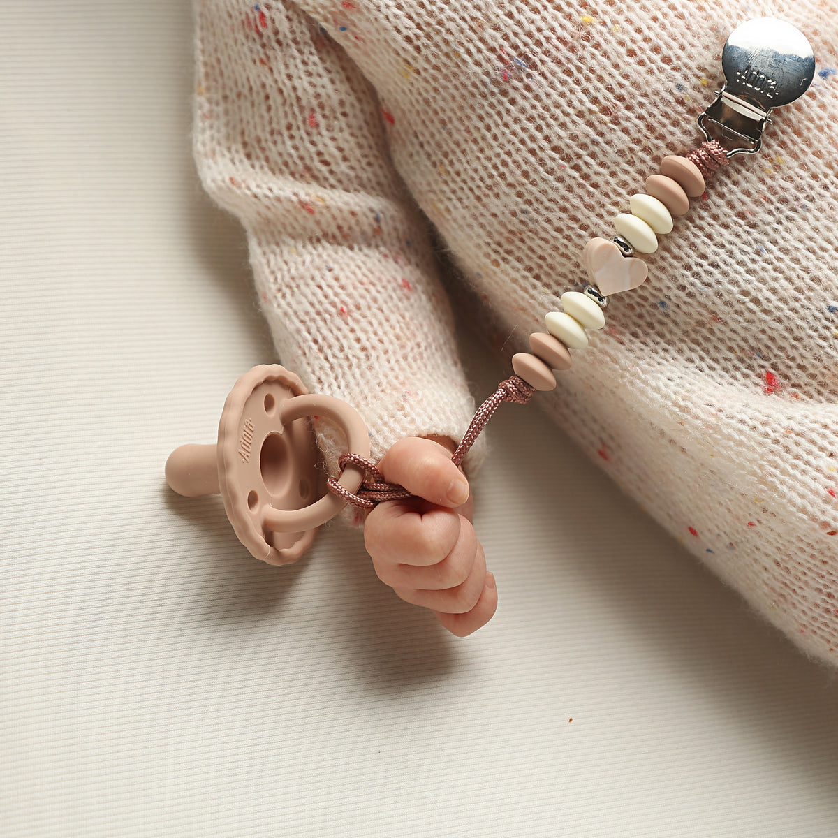 Saddle Vanilla - Pacifier Set – Adora Baby Gifts