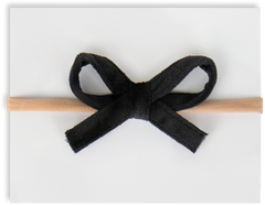 Mini Velvet Headband - Black