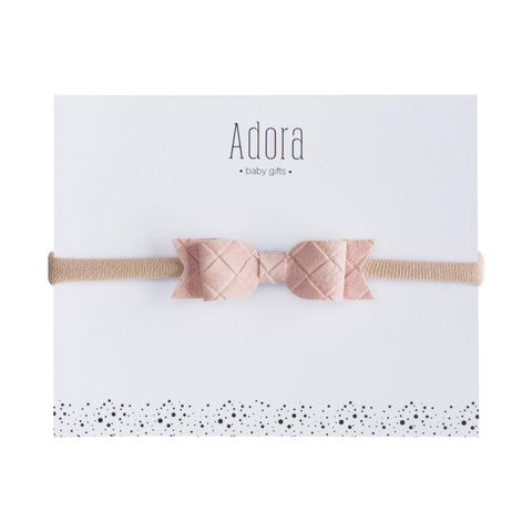 Blush Mini Suede Headband