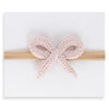 Crochet Mini Headband - Pale Blush
