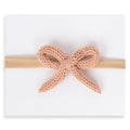 Crochet Mini Headband - Rosebud