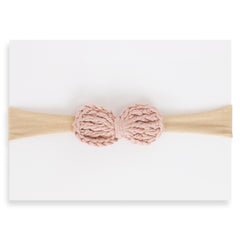 Crochet Petite Headband - Mauve
