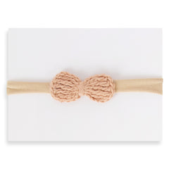 Crochet Petite Headband - Rosebud