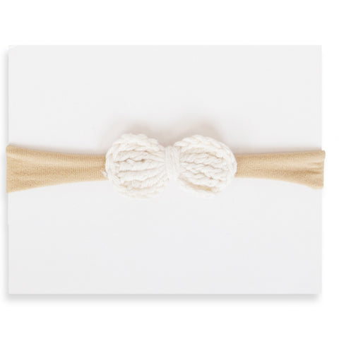 Crochet Petite Headband - Cream
