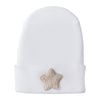 Hospital Hat - Fuzzy Tan Star