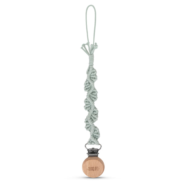 Ivy Pacifier Clip - Graphite