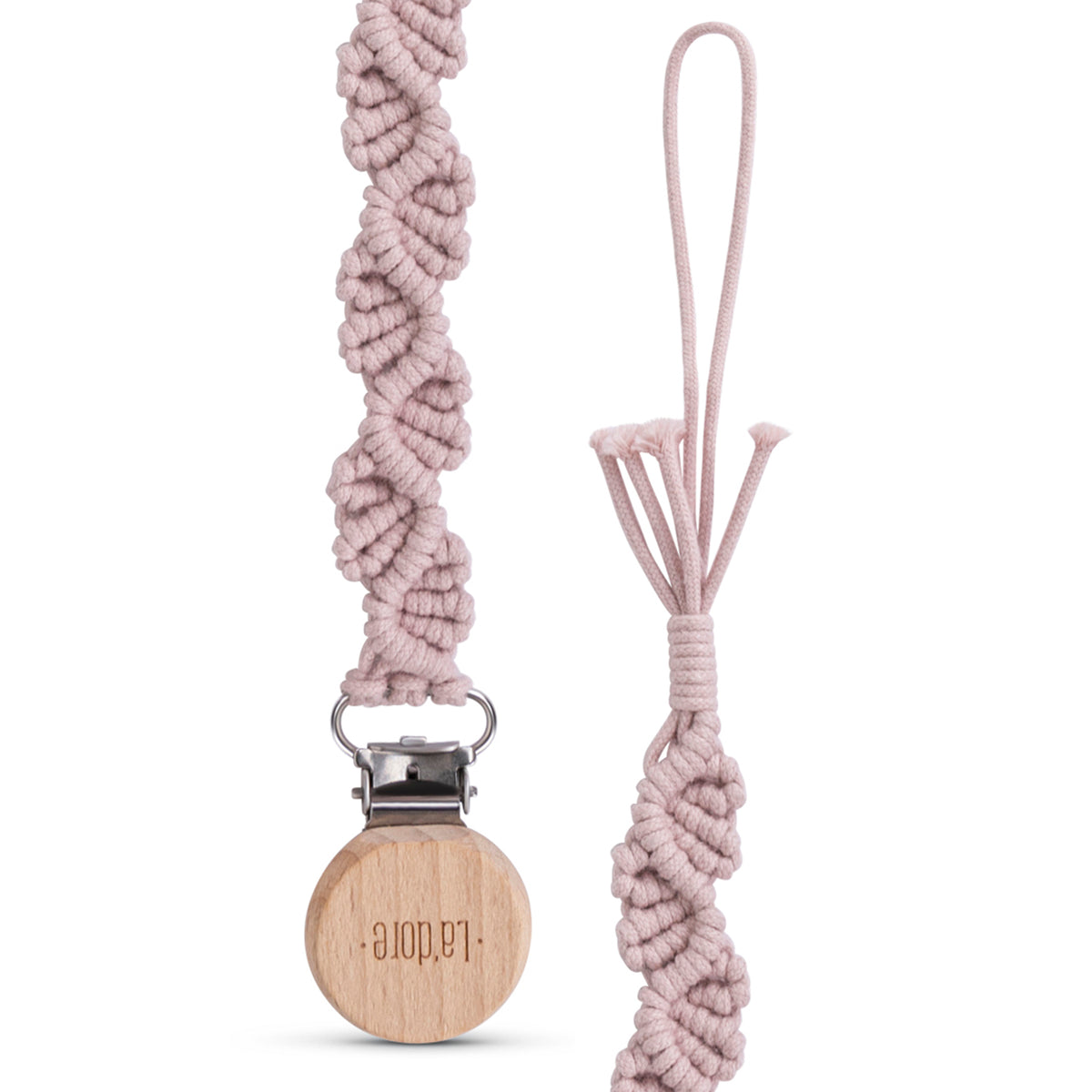 Ivy Pacifier Clip - Lilac