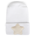Hospital Hat - Linen Cream Star