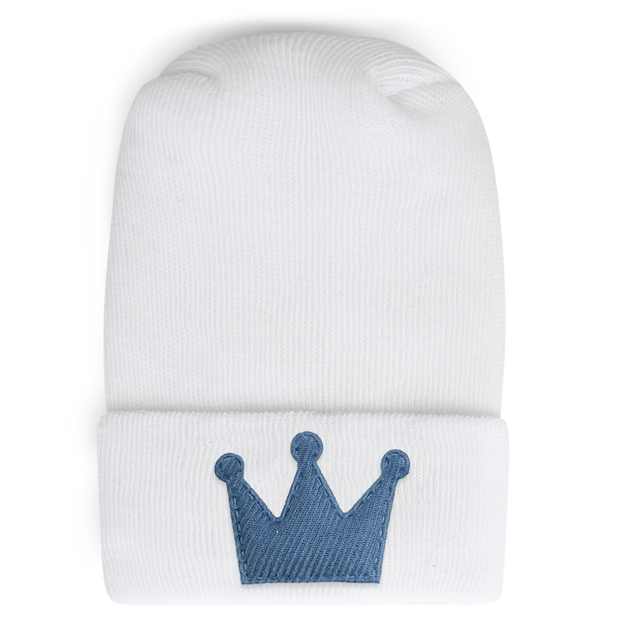 Hospital Hat - Linen Denim Crown