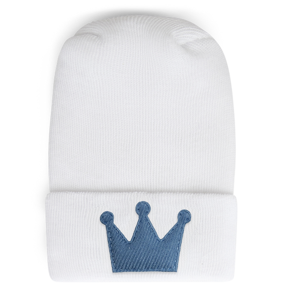 Hospital Hat - Linen Denim Crown