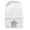 Hospital Hat - Linen Mini Saddle Star
