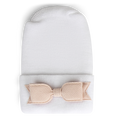 Hospital Hat - Linen Petal Bow