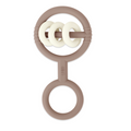 Bebe Rattle Teether - Mauve