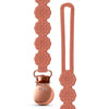 Meadow Pacifier Clip - Rosewood