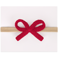 Crochet Mini Headband - Red