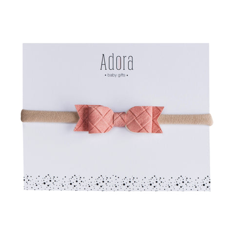 Rose Mini Suede Headband