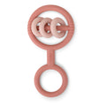 Bebe Rattle Teether - Rosewood