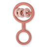 Bebe Rattle Teether - Rosewood