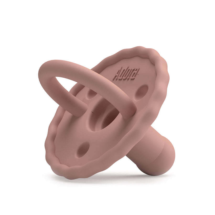 Scallop Pacifier - Mauve