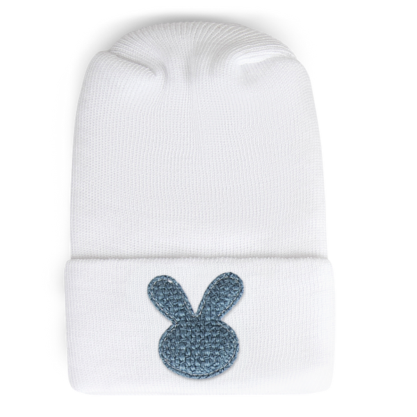 Hospital Hat - Weave Denim Bunny