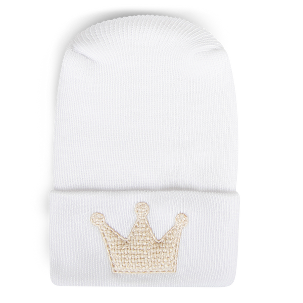 Hospital Hat - Weave Ivory Crown