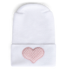 Hospital Hat - Weave Mini Blush Heart