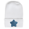 Hospital Hat - Weave Mini Denim Star